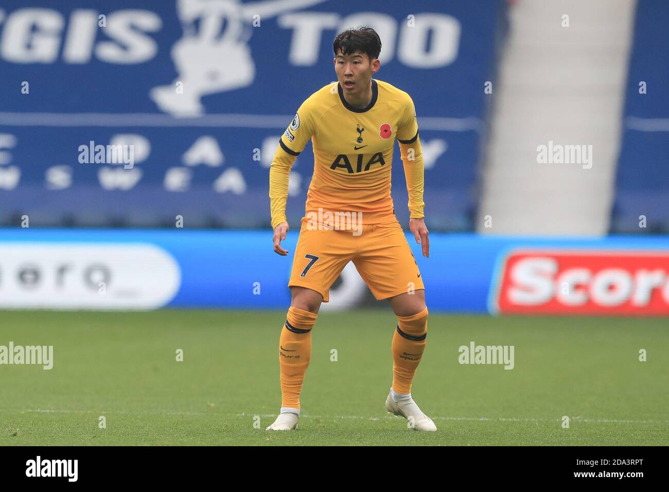 Son Heung Min 7 Of Tottenham Hotspur During The Game Stock Photo Alamy