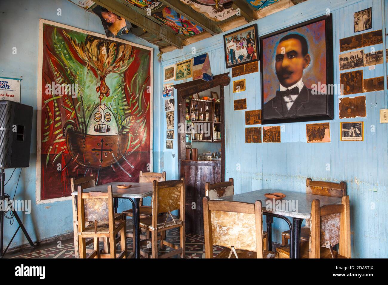 Cuba, Santiago de Cuba Province, Santiago de Cuba, Casa de la Tradiciones -  music house/bar Stock Photo - Alamy