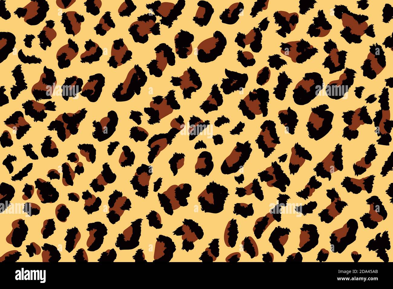 Abstract animal skin leopard seamless pattern design. Jaguar, leopard, cheetah, panther fur. Stock Vector