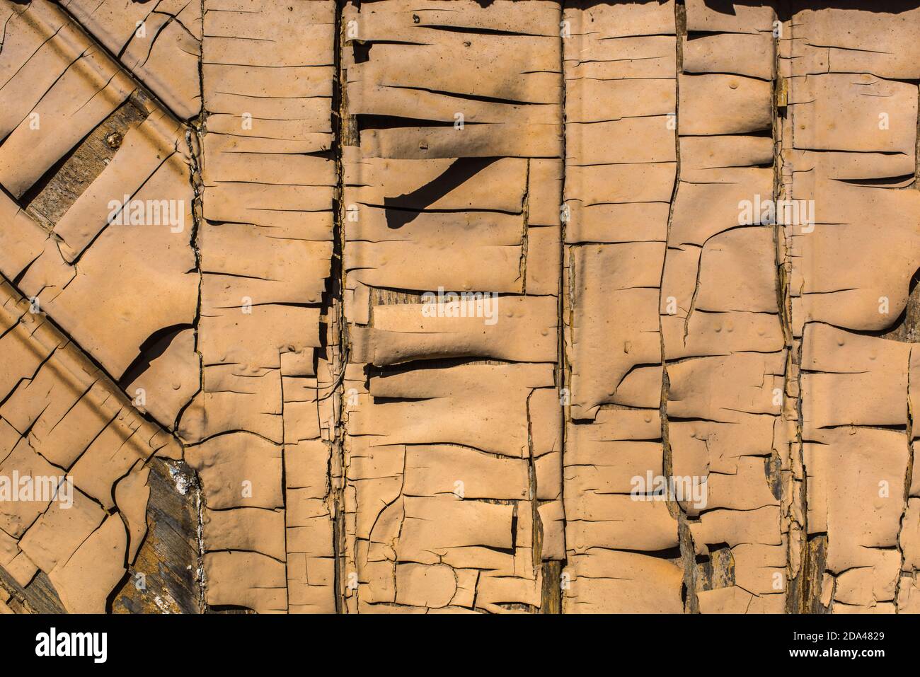 Old wooden texture, background with peeling paint Stock Photo - Alamy