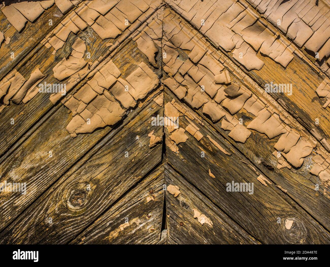 Old wooden texture, background with peeling paint Stock Photo - Alamy