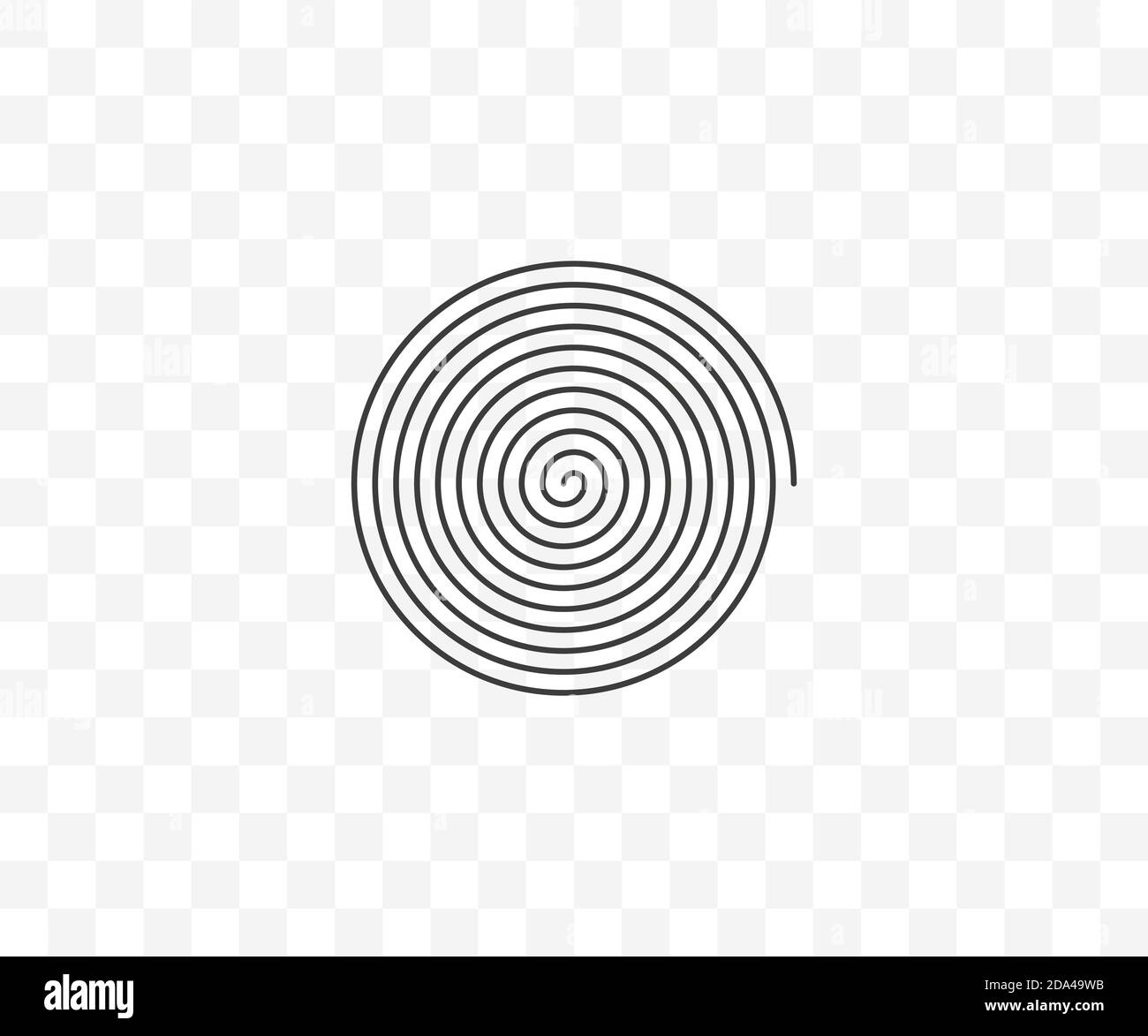 Circle, helix, scroll, spiral icon. Vector illustration. Stock Vector