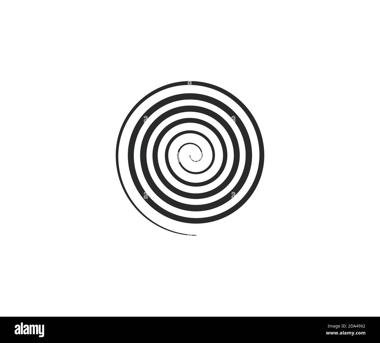 Silhouette circular figure Stock Vector Images - Alamy