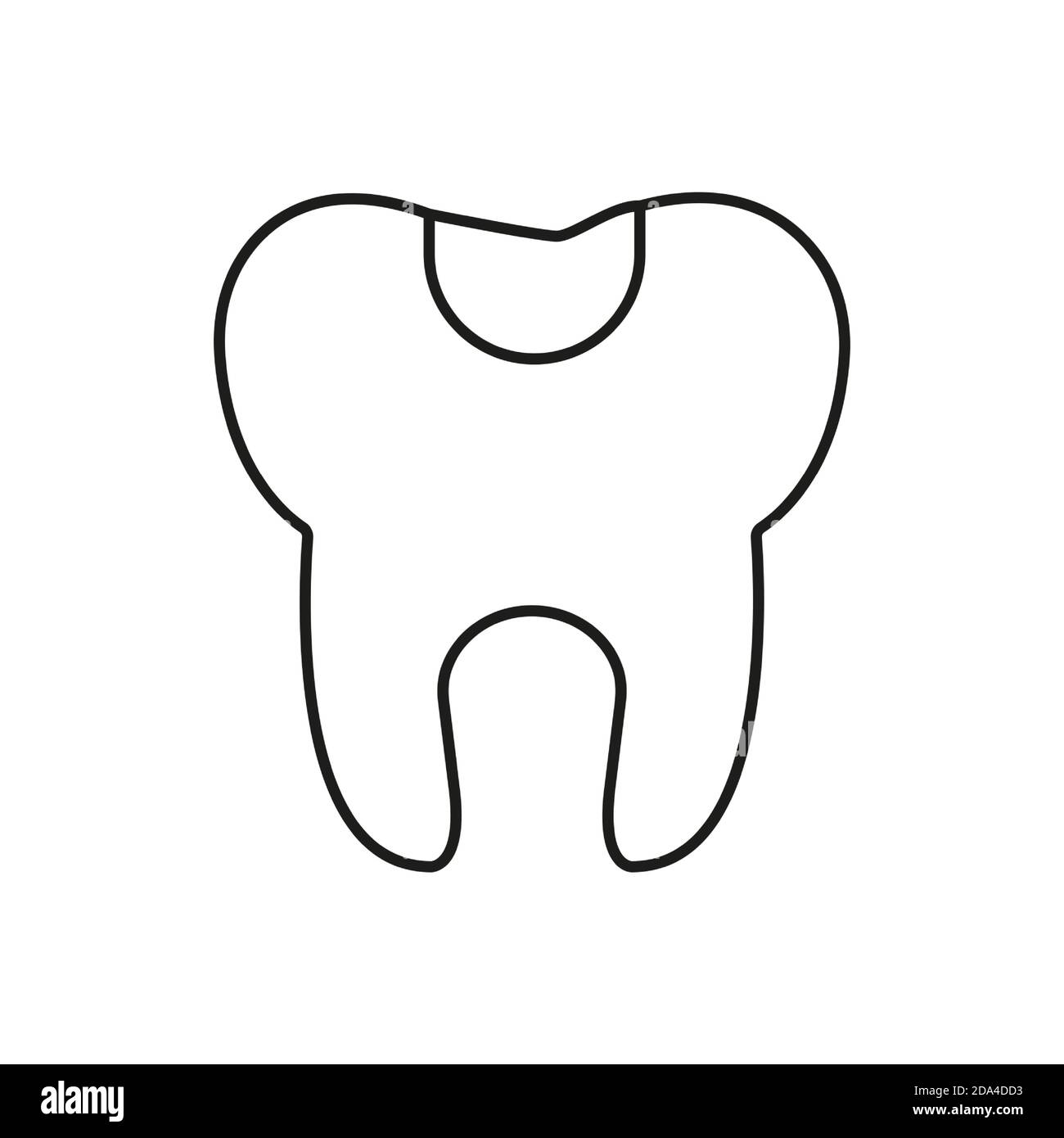 dental fillings icon element of dentistry icon for mobile concept and web apps. Thin line dental fillings icon can be used for web and mobile. Premium Stock Vector