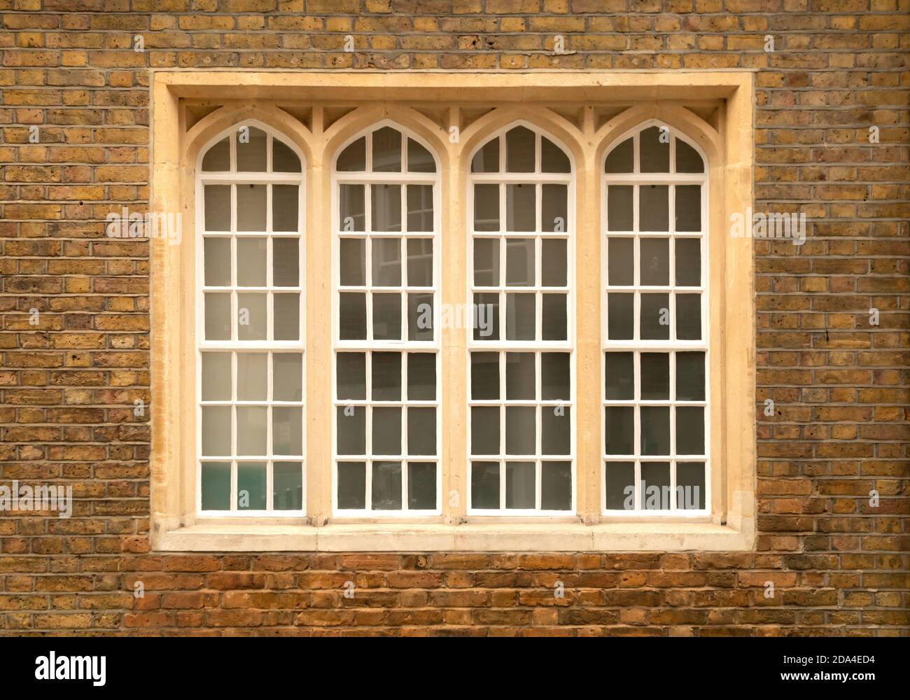 Example of a period window on Plowden buildings, Temple, London. UK Stock Photo