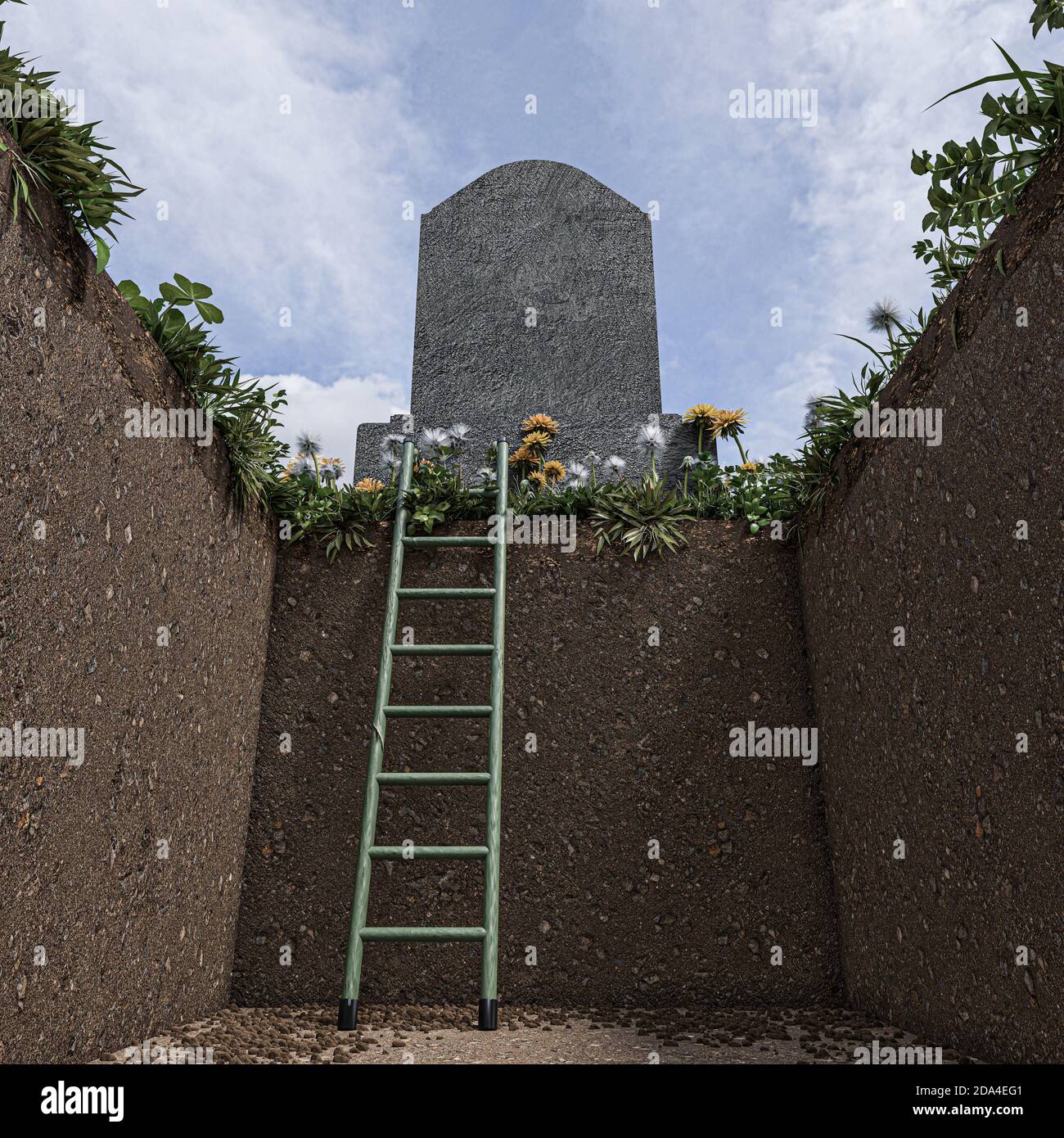 Empty grave hole in ground hires stock photography and images Alamy