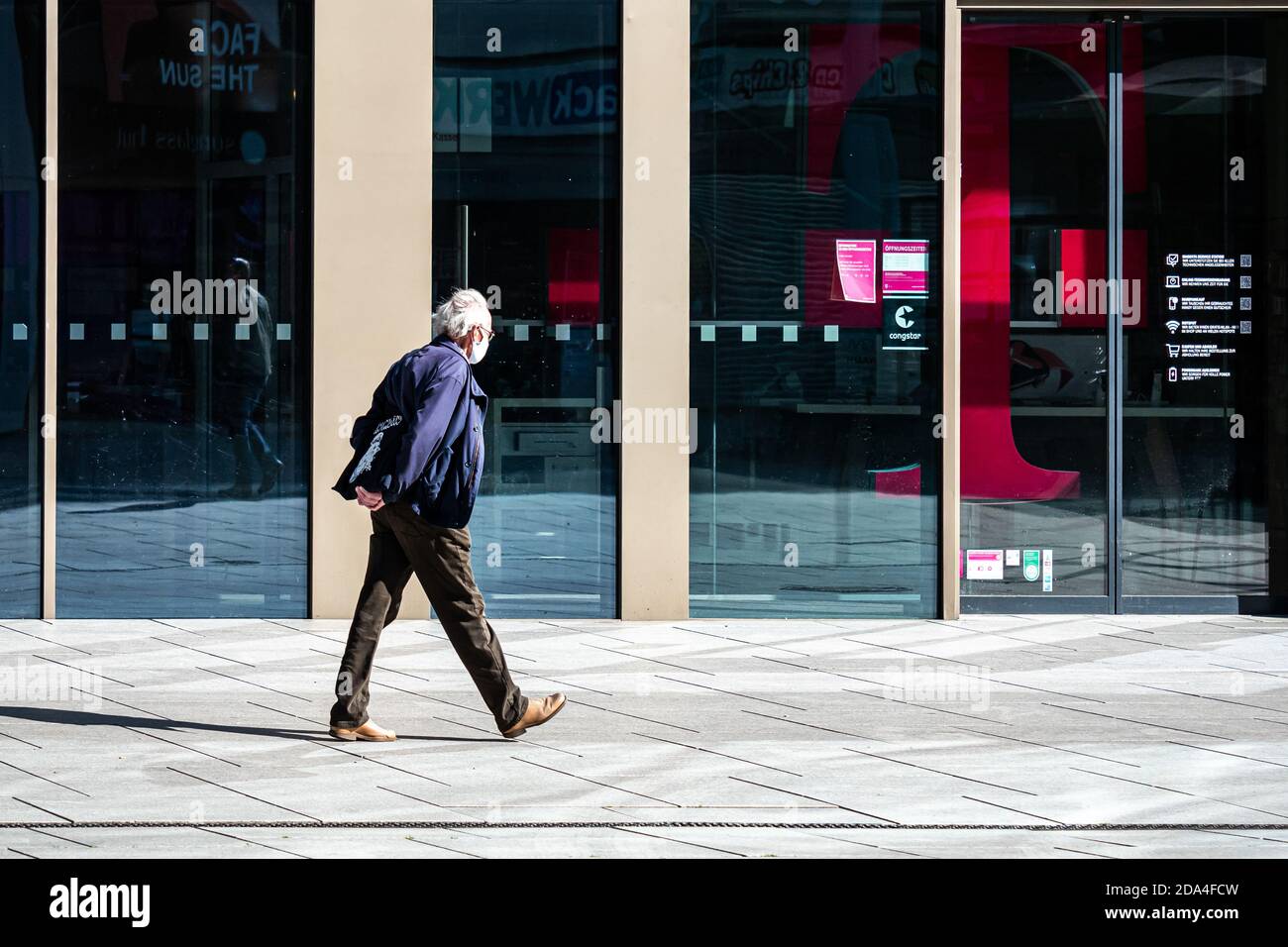 Students Walking In Line Hands Behind Back