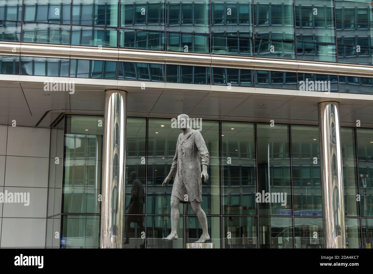 Statue in front of the Lex building of the Council of the European
