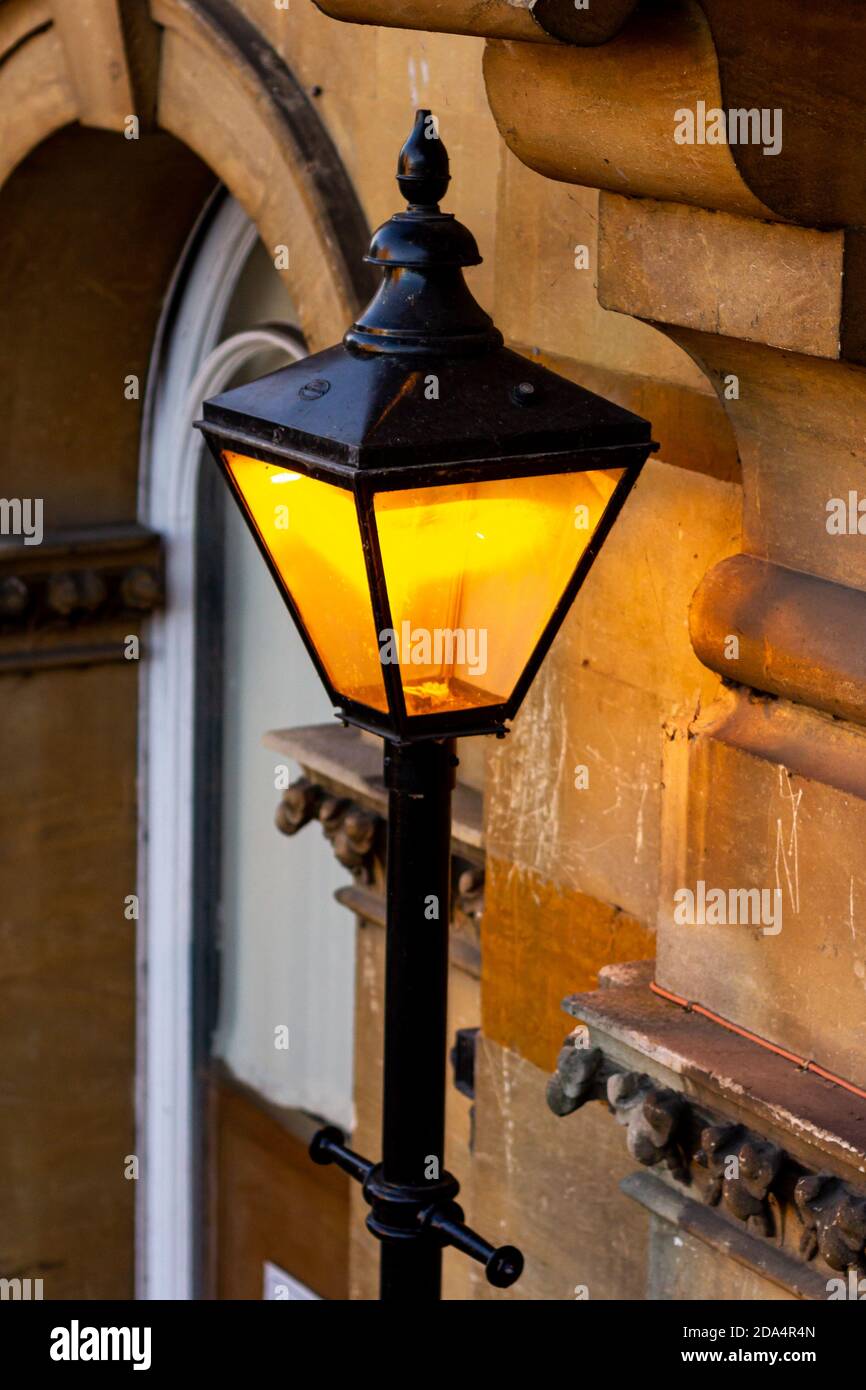 Lamp, Towcester Town Hall Stock Photo