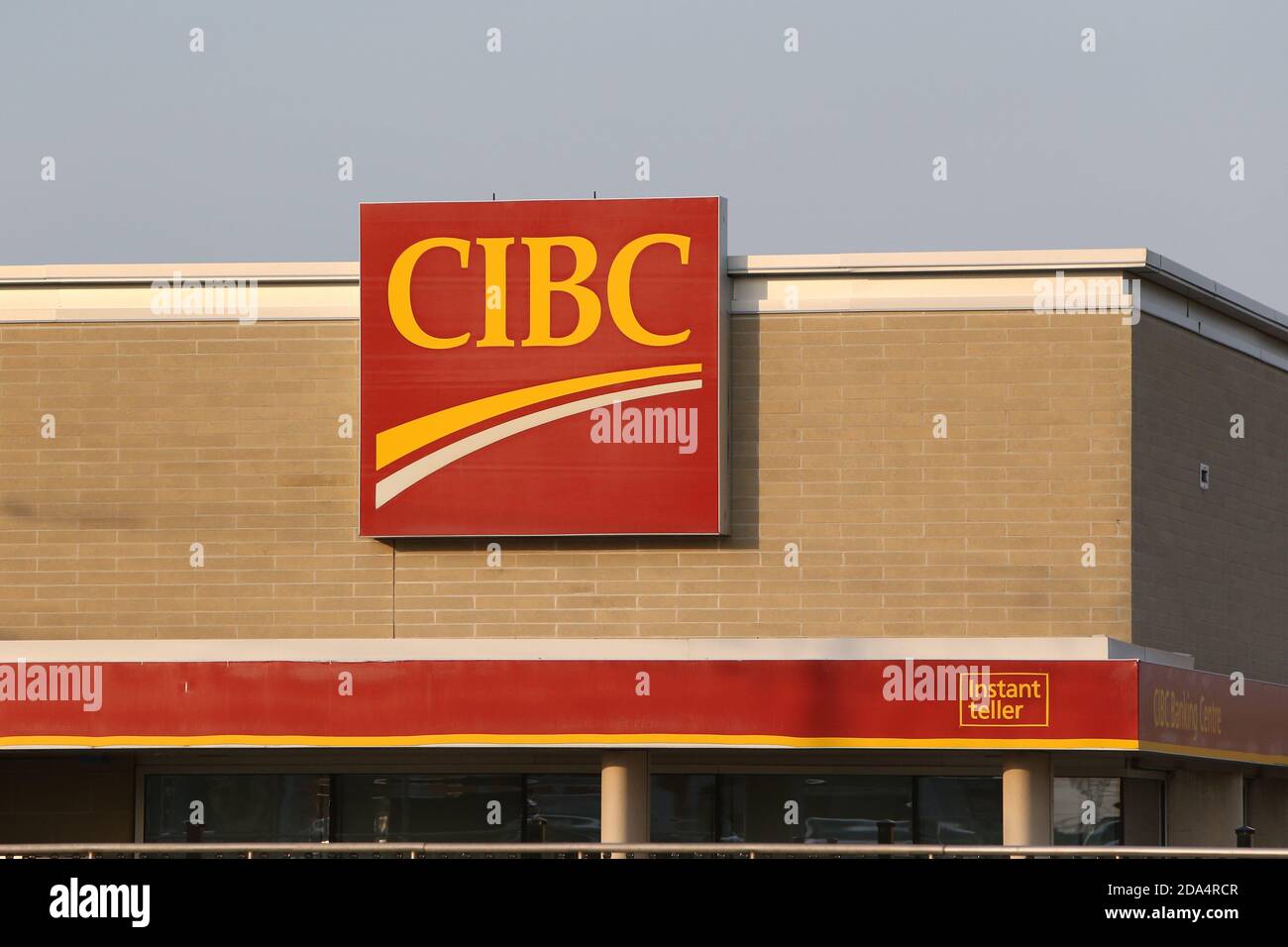 CIBC bank Sign. London Ontario Canada. Luke Durda/Alamy Stock Photo