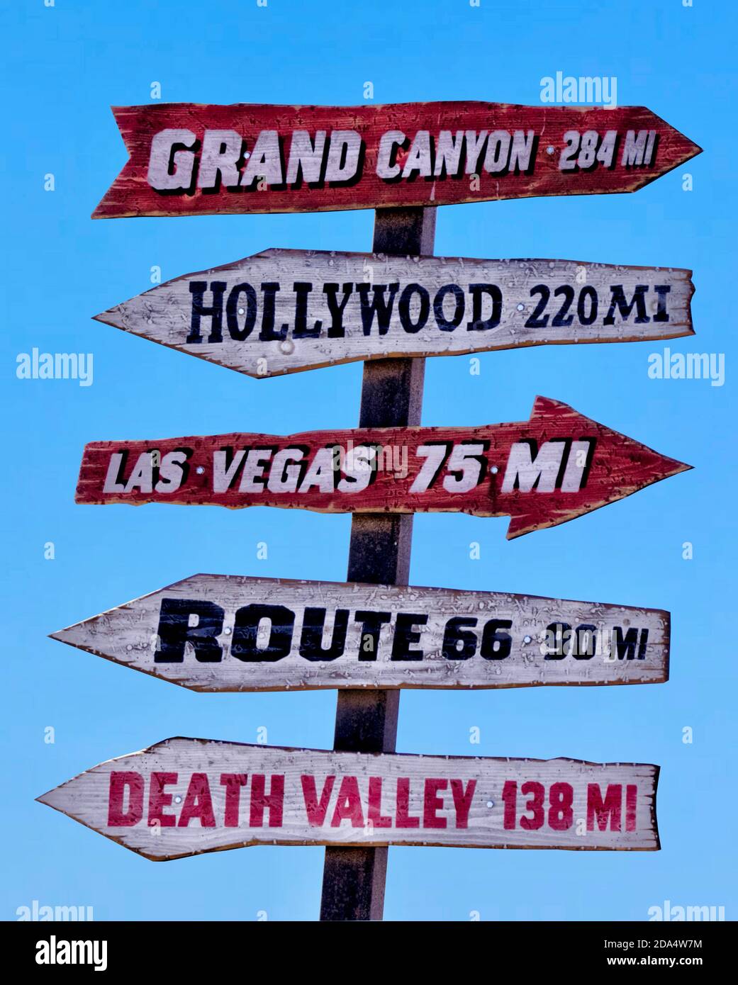 Historic american signpost Stock Photo Alamy