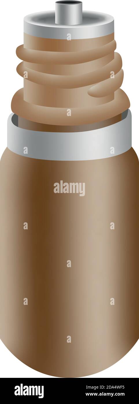 Realistic bottle with dispenser. Mock Up Template. Vector illustration 3d Stock Vector