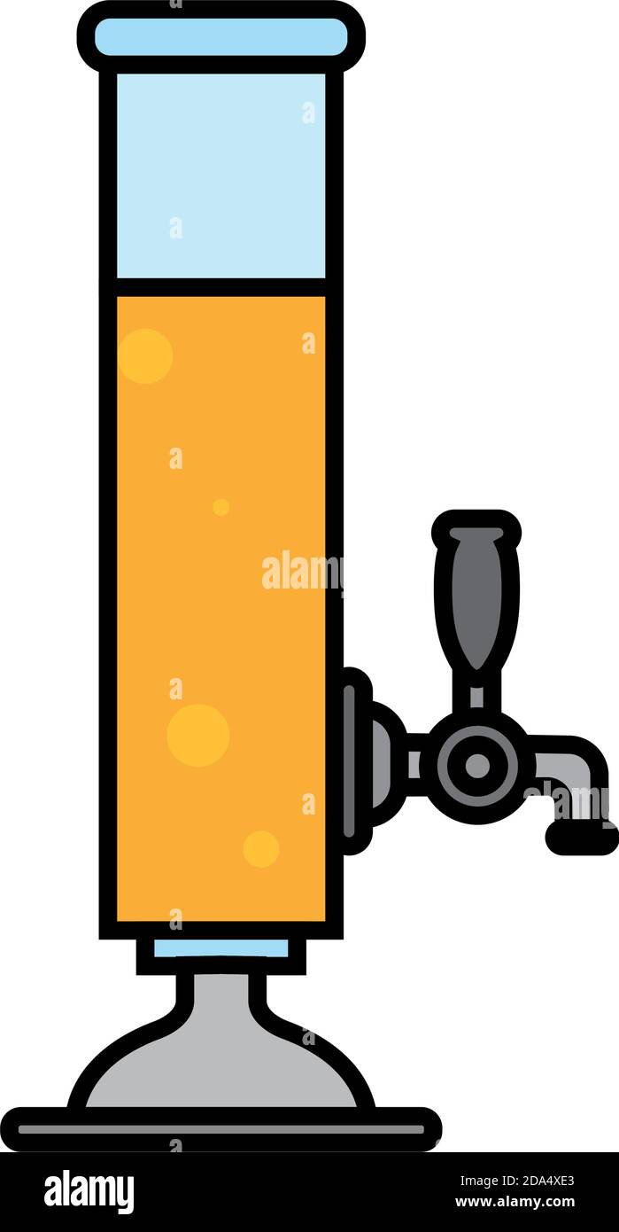 Isolated jug beer october fest germany icon- Vector Stock Vector