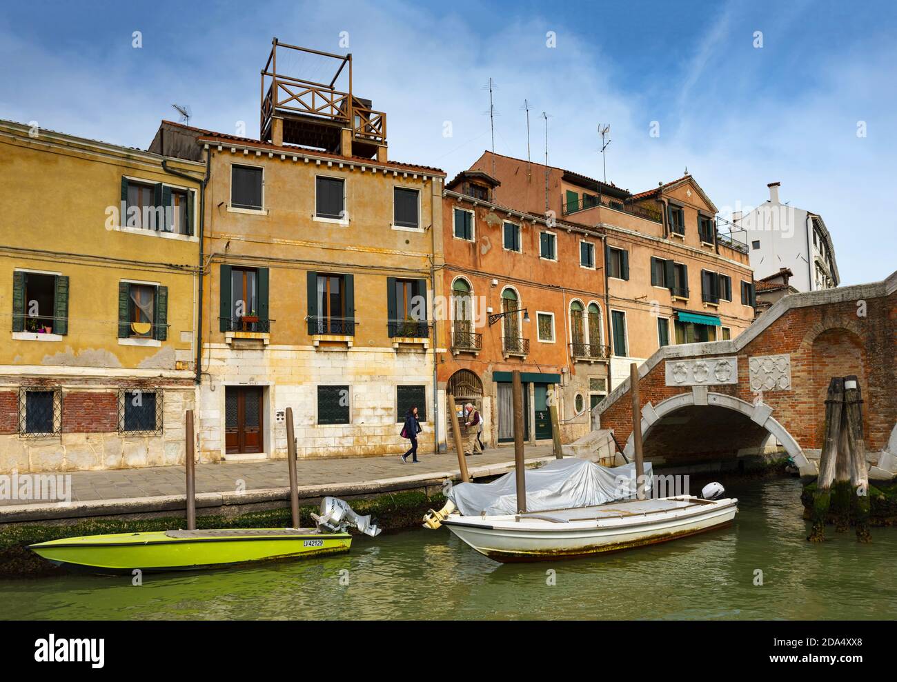 Water canal in Venice, Italy Stock Photo - Alamy
