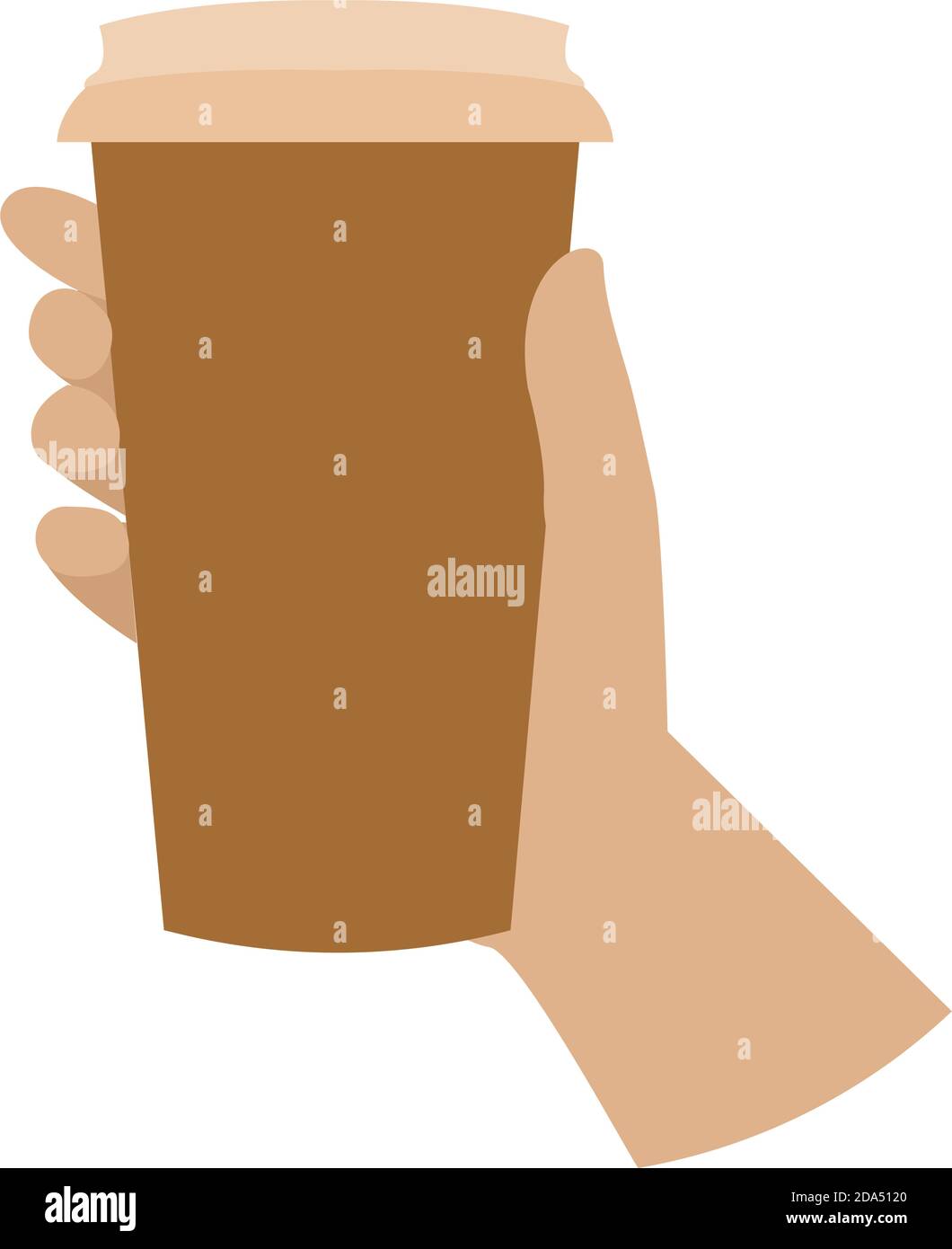 Isolated take coffee activity home with hands icon- Vector Stock Vector