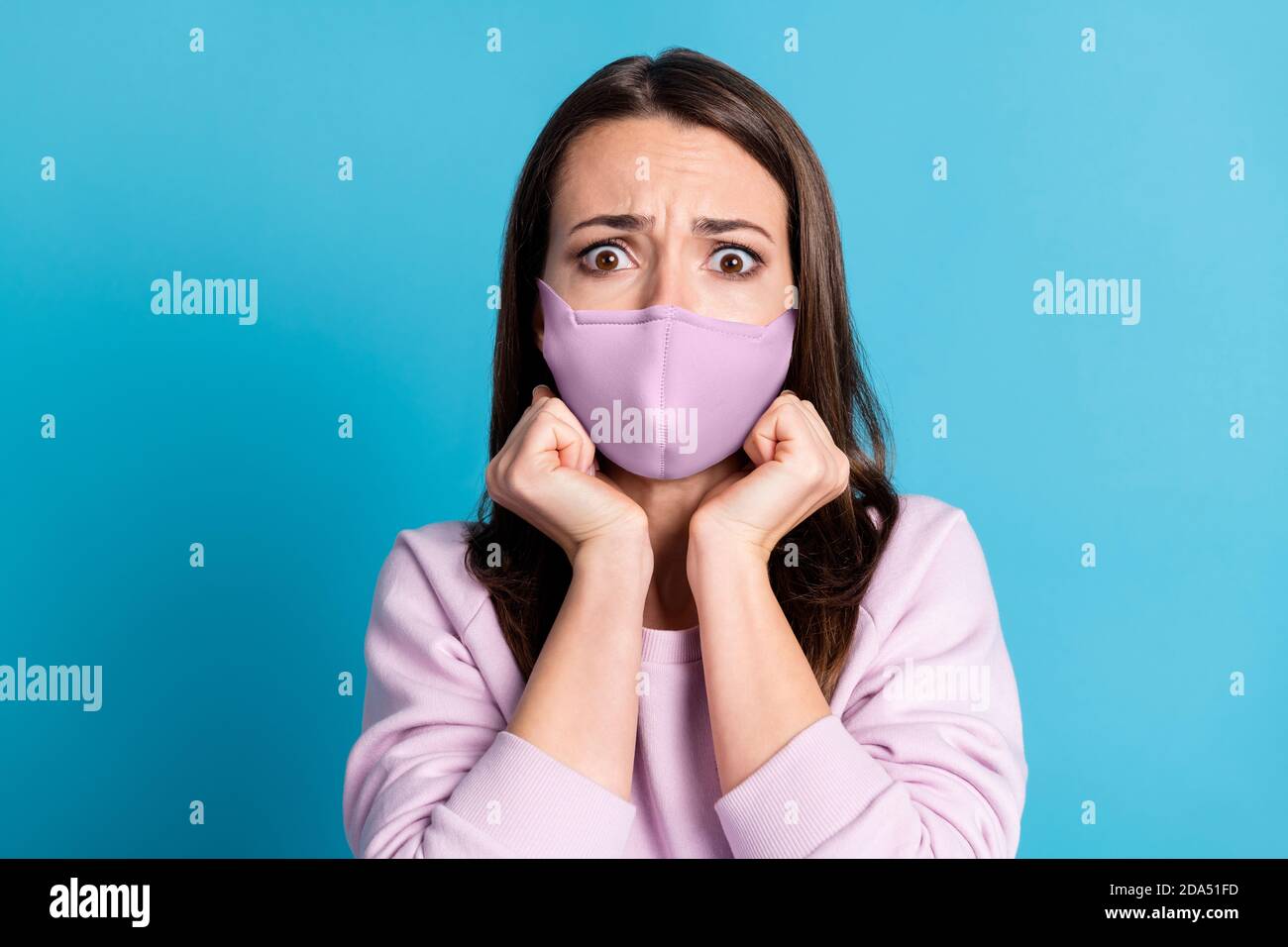 Scared face of girl stock photo. Image of madness, person - 28518734