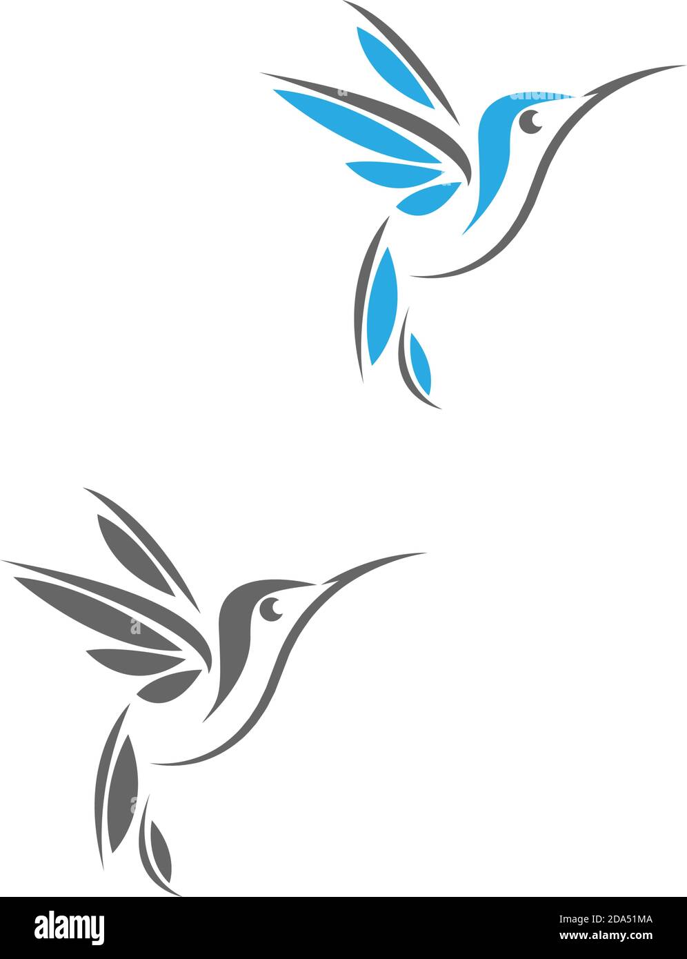 Hummingbird Logo Icon Creative Design Template Stock Vector Image Art Alamy