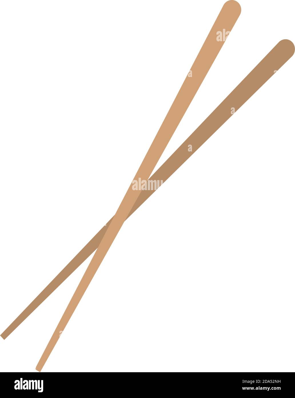 Isolated chinese tools for eat home activities icon- Vector Stock Vector
