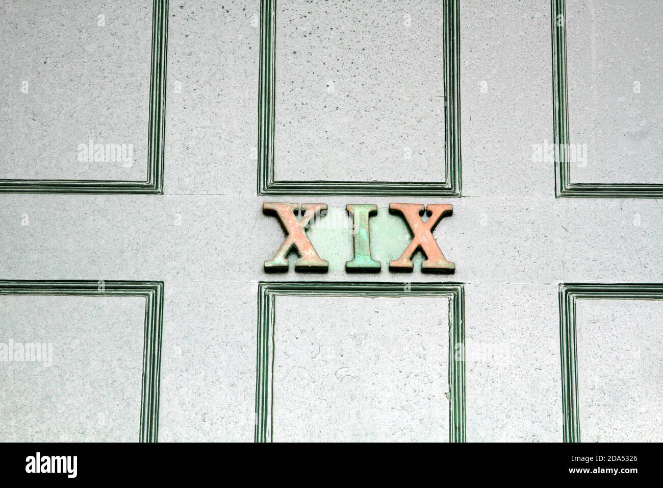 Number, various, on wall, clocks, signs , advertising , vehicles, roman