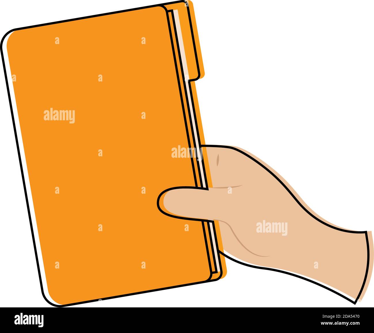 Isolated receive folder activity home with hands icon- Vector Stock ...
