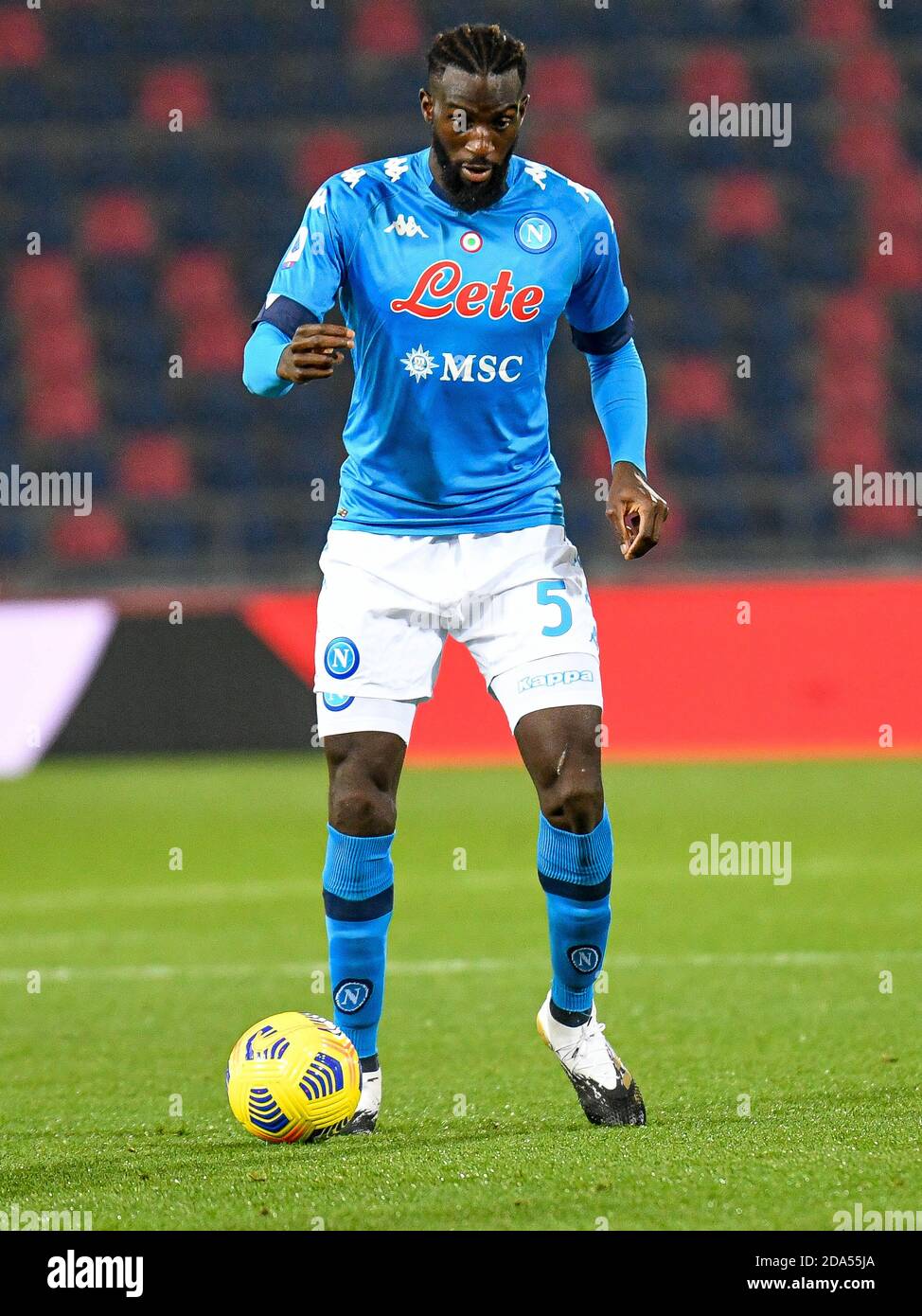 Tiemoue Bakayoko (Napoli) during Bologna Calcio vs SSC Napoli, Italian soccer Serie A match, Bologna, Italy, 08 Nov 2020 Photo: LM/Ettore Griffoni Stock Photo