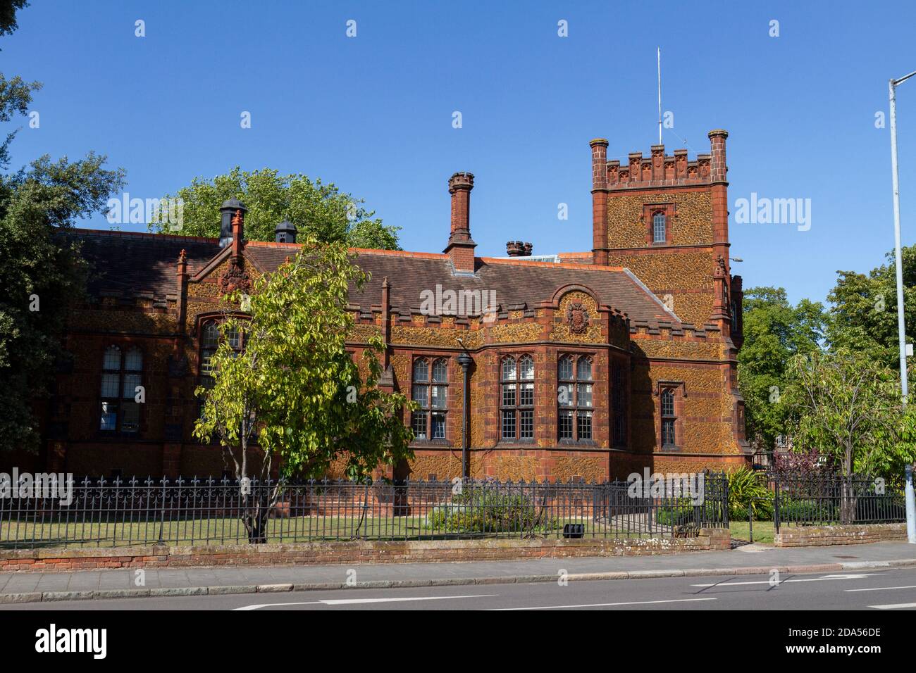 King's Lynn Library on London Road, King's Lynn, Norfolk, England Stock