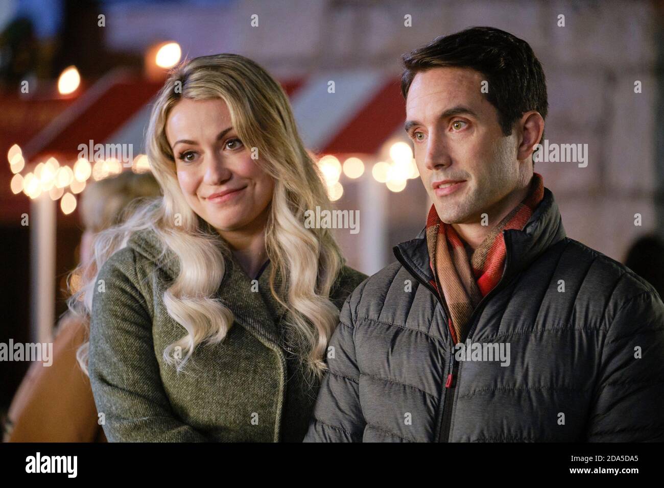 THE CHRISTMAS RING, from left Chelsey Reist, Casey Manderson, (aired