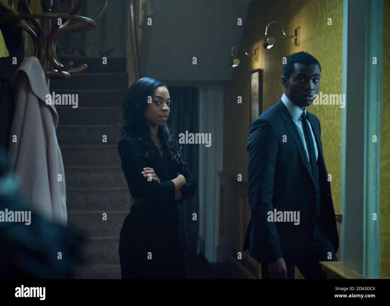 GANGS OF LONDON, from left: Pippa Bennett-Warner, Paapa Essiedu