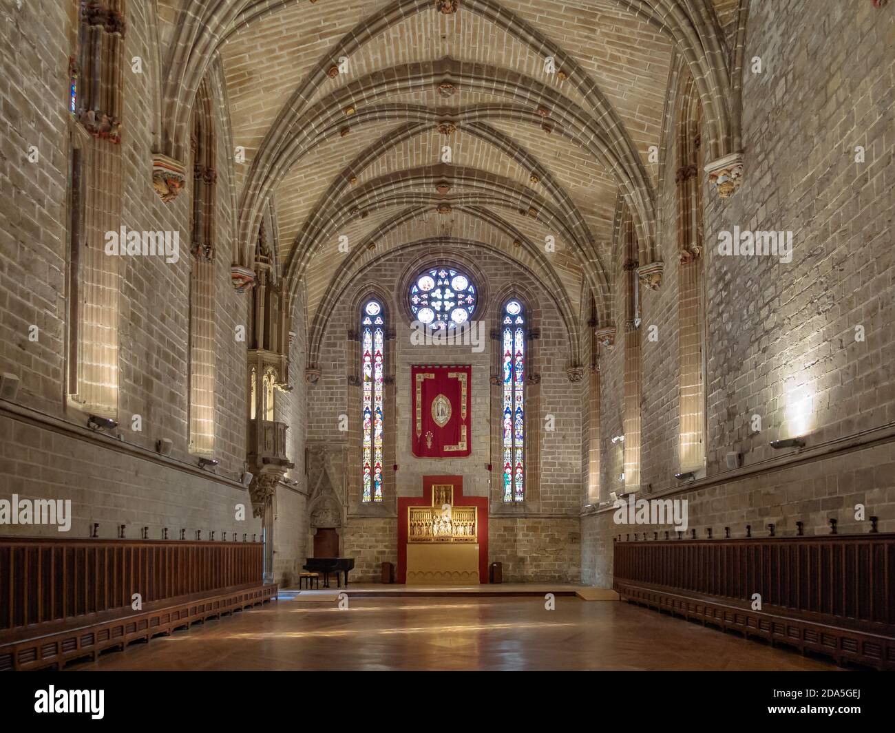 Barbazan Chapel St Mary's Cathedral - Pamplona, Navarre, Spain Stock Photo