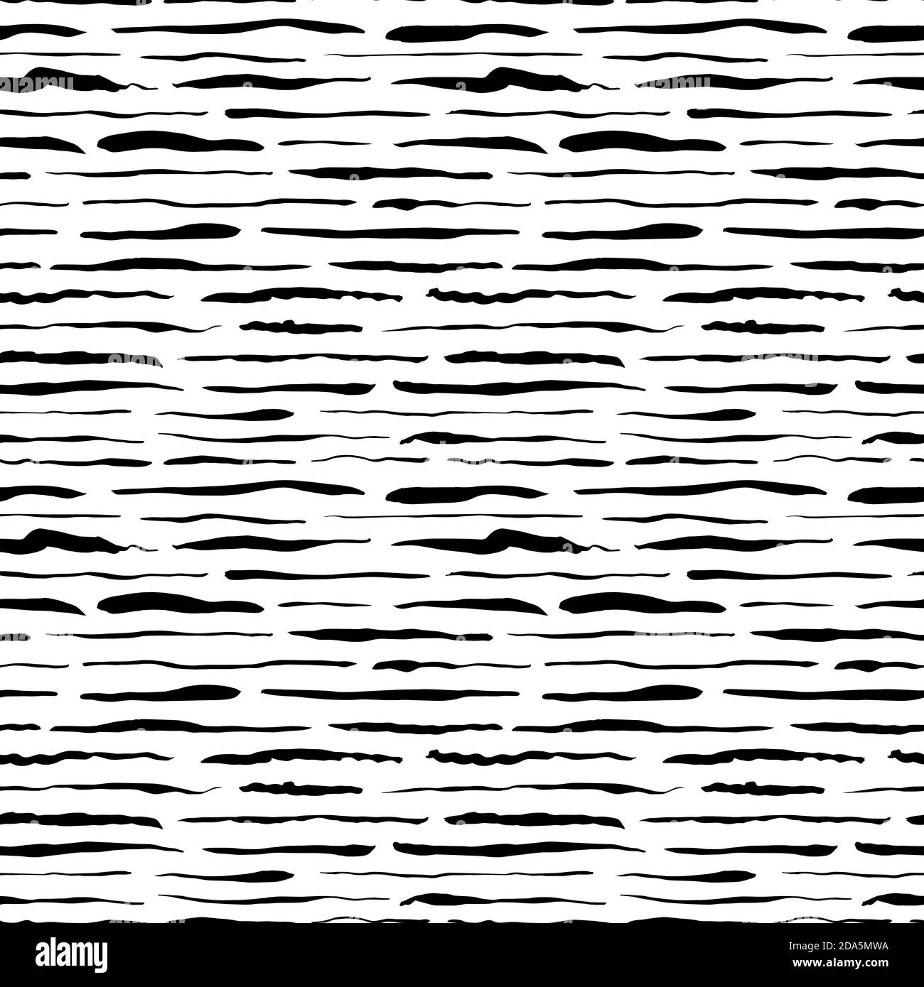 Hand drawn grunge lines vector seamless pattern Stock Vector Image ...