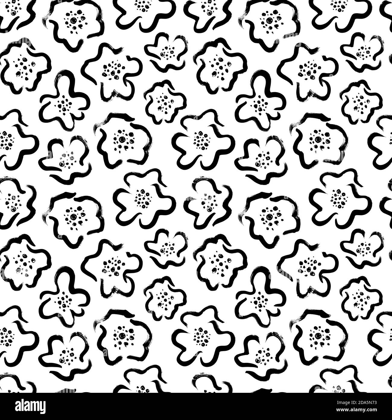 Seamless floral pattern with peonies and roses Stock Vector Image & Art ...
