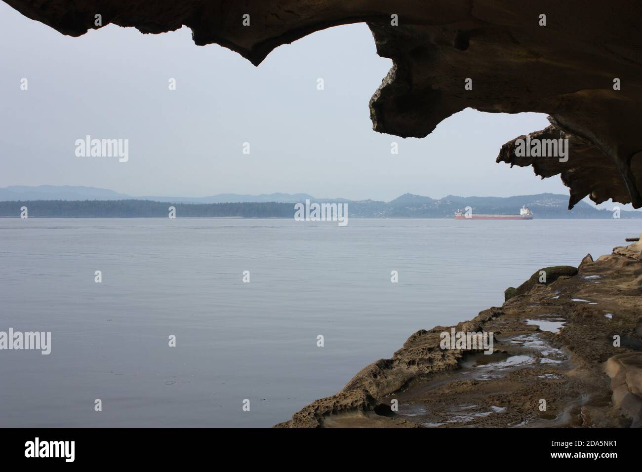 The Malaspina Galleries on Gabriola Island, Britsih Columbia, Canada Stock Photo