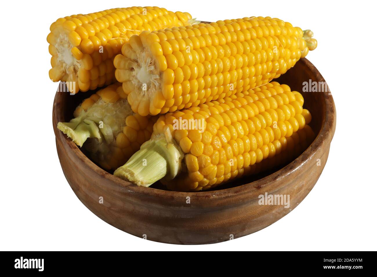 Cooked corn, healthy vegan snack Stock Photo Alamy