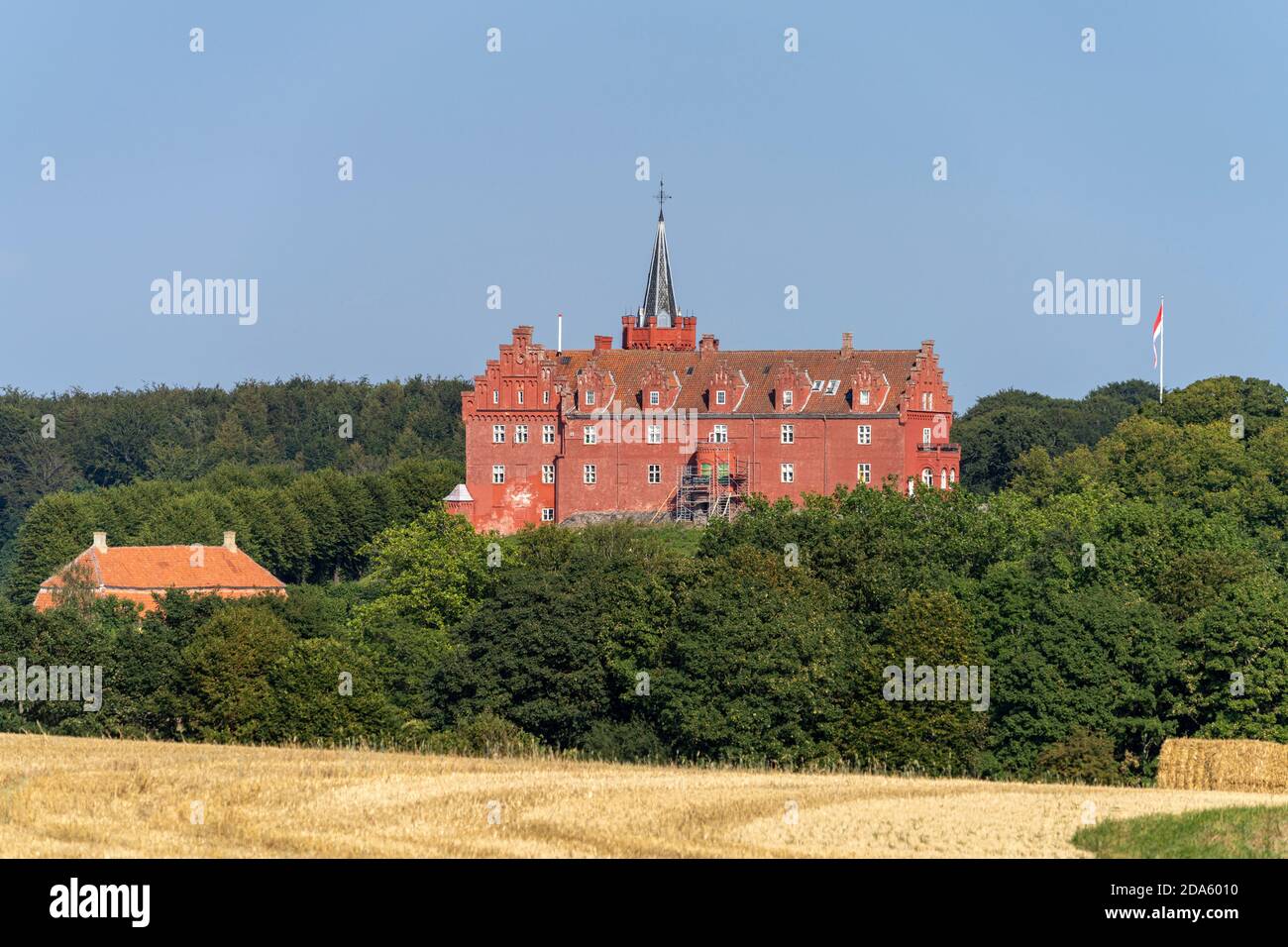 Schloss Tranekaer, Insel Langeland, Dänemark, Europa |   Tranekaer Castle, Langeland island, Denmark, Europe Stock Photo