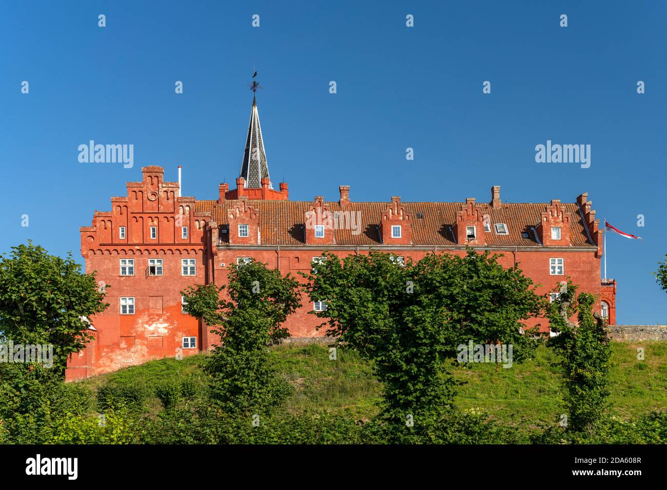 Schloss Tranekaer, Insel Langeland, Dänemark, Europa |   Tranekaer Castle, Langeland island, Denmark, Europe Stock Photo