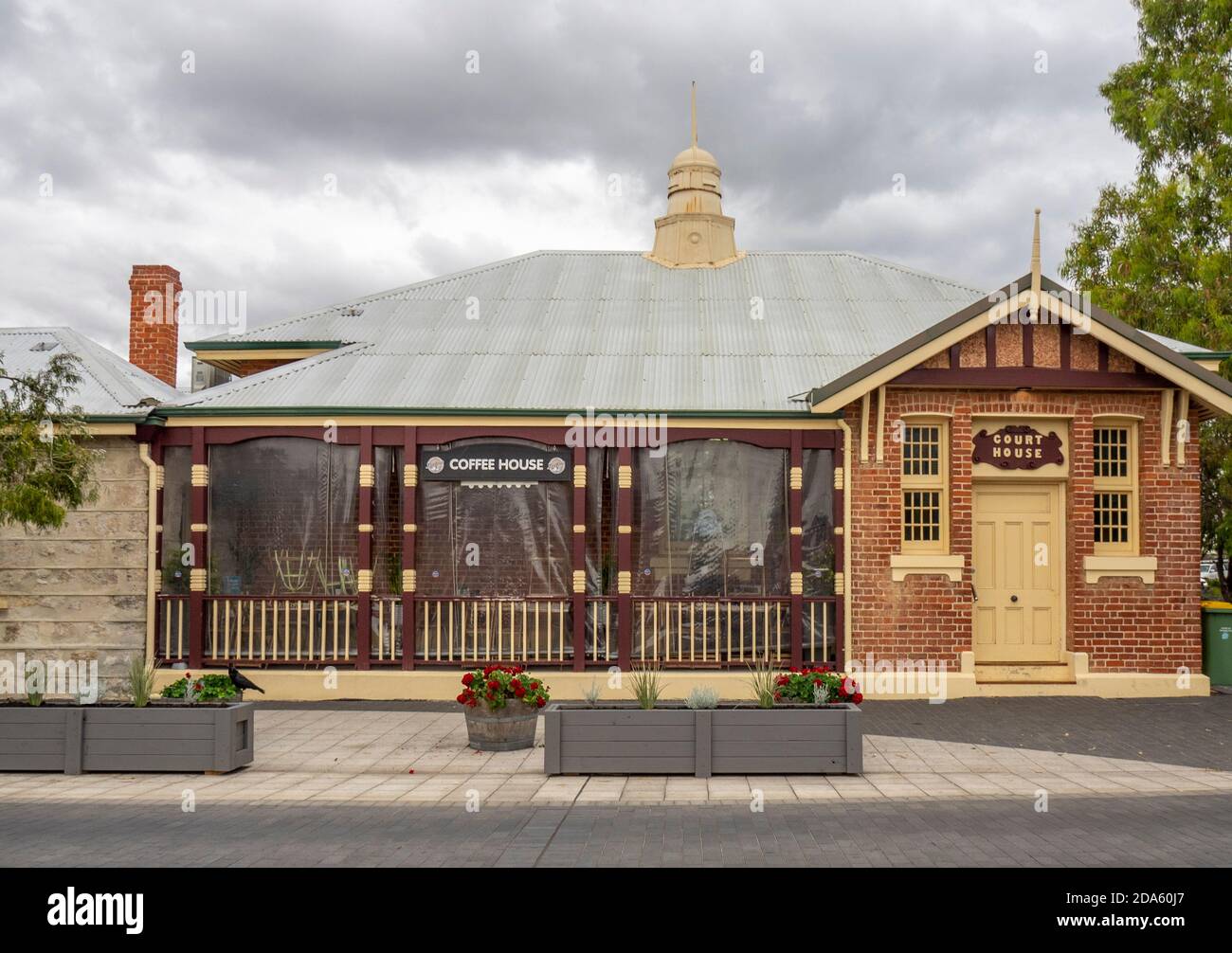 Former Courthouse now tearooms on Queen Street Busselton Western