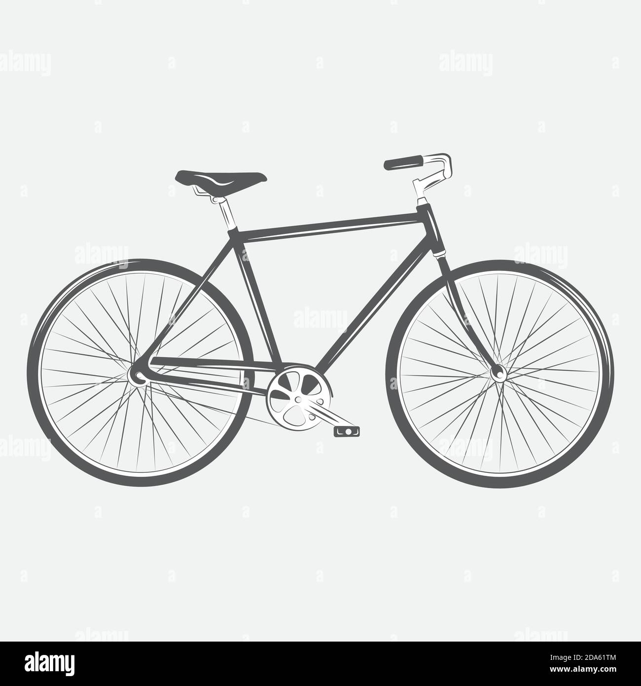 Bicycle silhouette . Bicycle Vector illustration Stock Vector Image ...