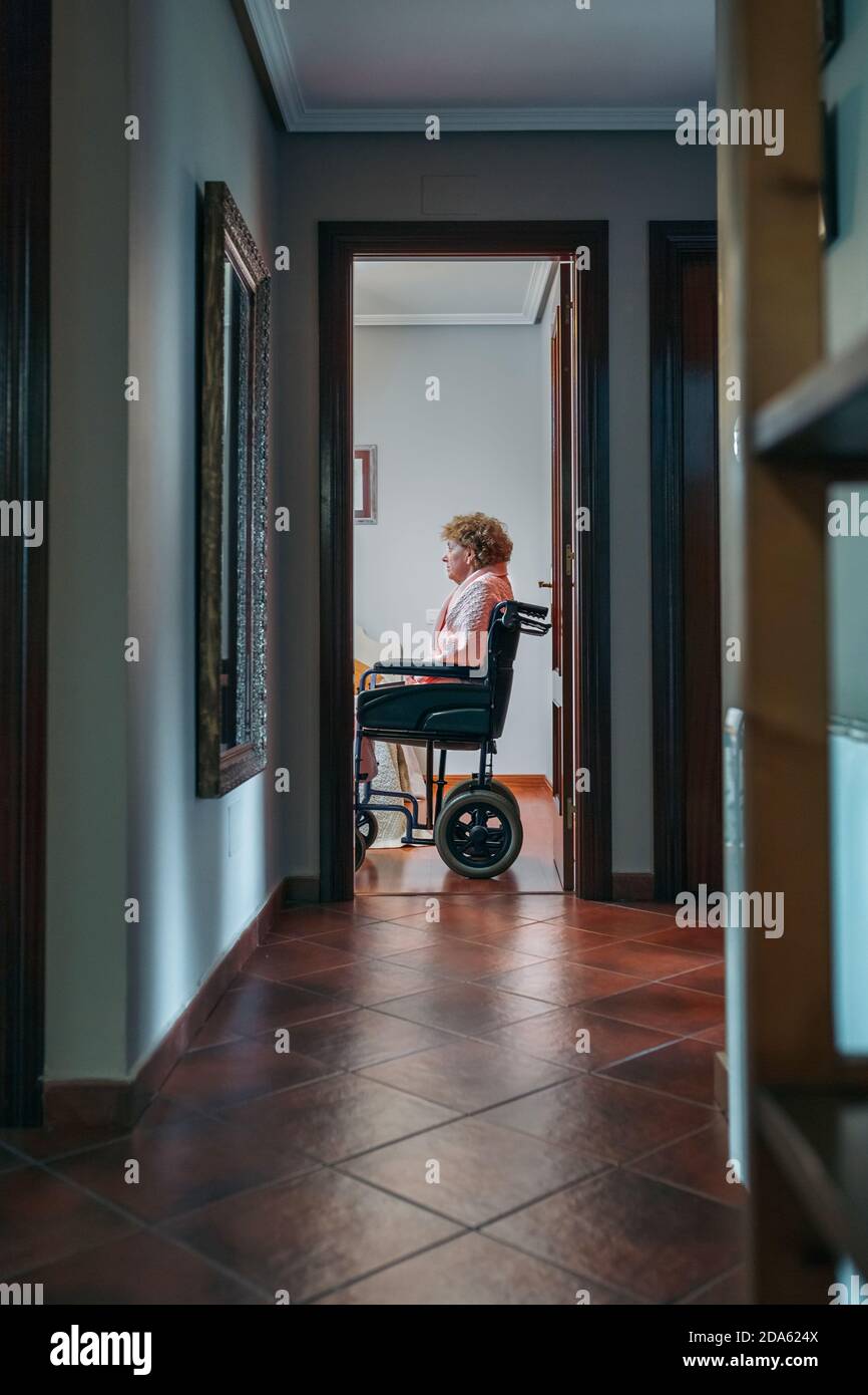 Sad thoughtful old woman in hi-res stock photography and images - Alamy