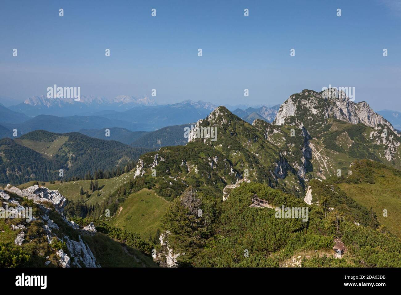 geography / travel, Germany, Bavaria, Lenggries, view of the summit of ...