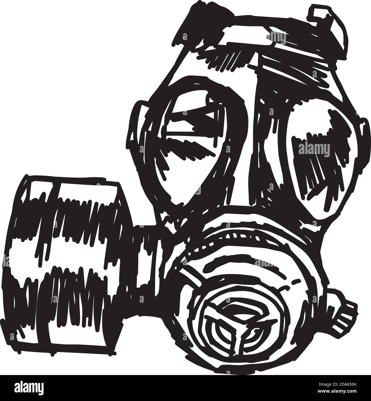Gas mask Drawing Black and white anime headphones white manga png   PNGEgg