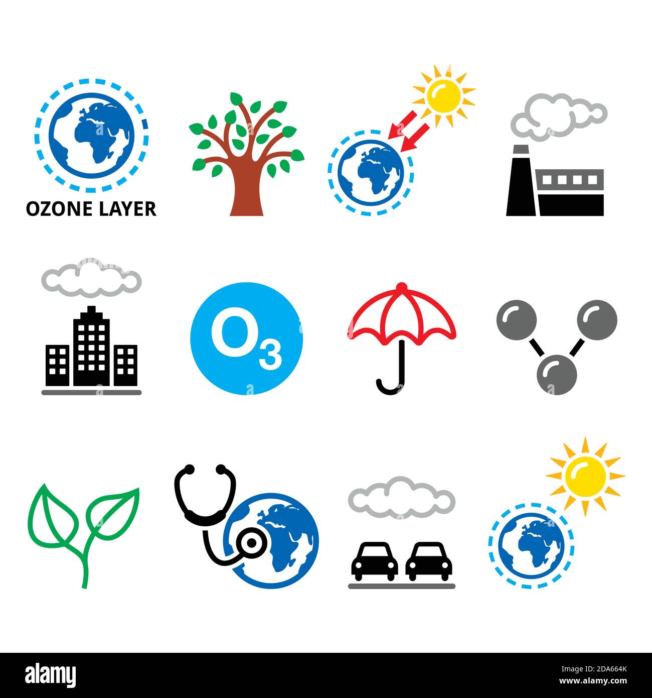 Air pollution cars road Stock Vector Images - Alamy