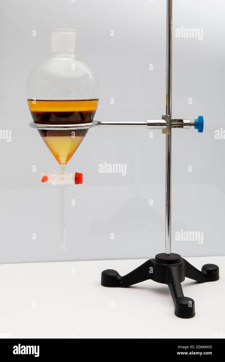 Lab Mixture The study Separating by filtration the component substances from liquid ...