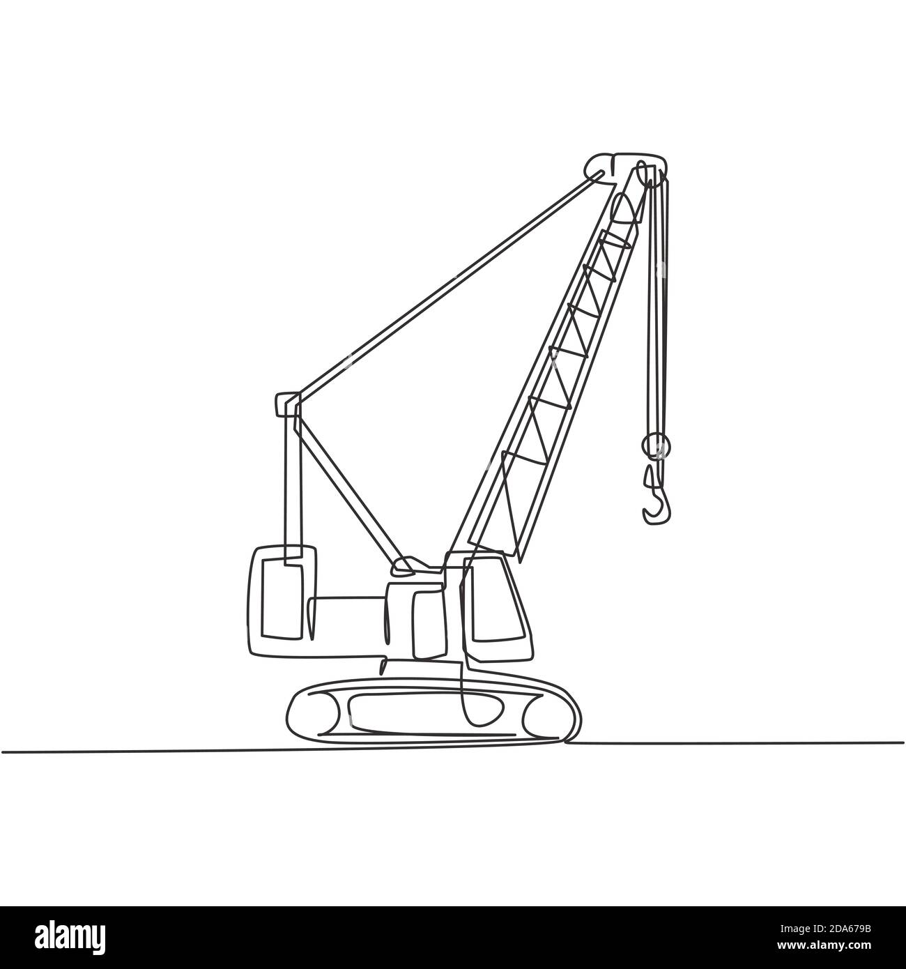 How to draw a Crane tutorial