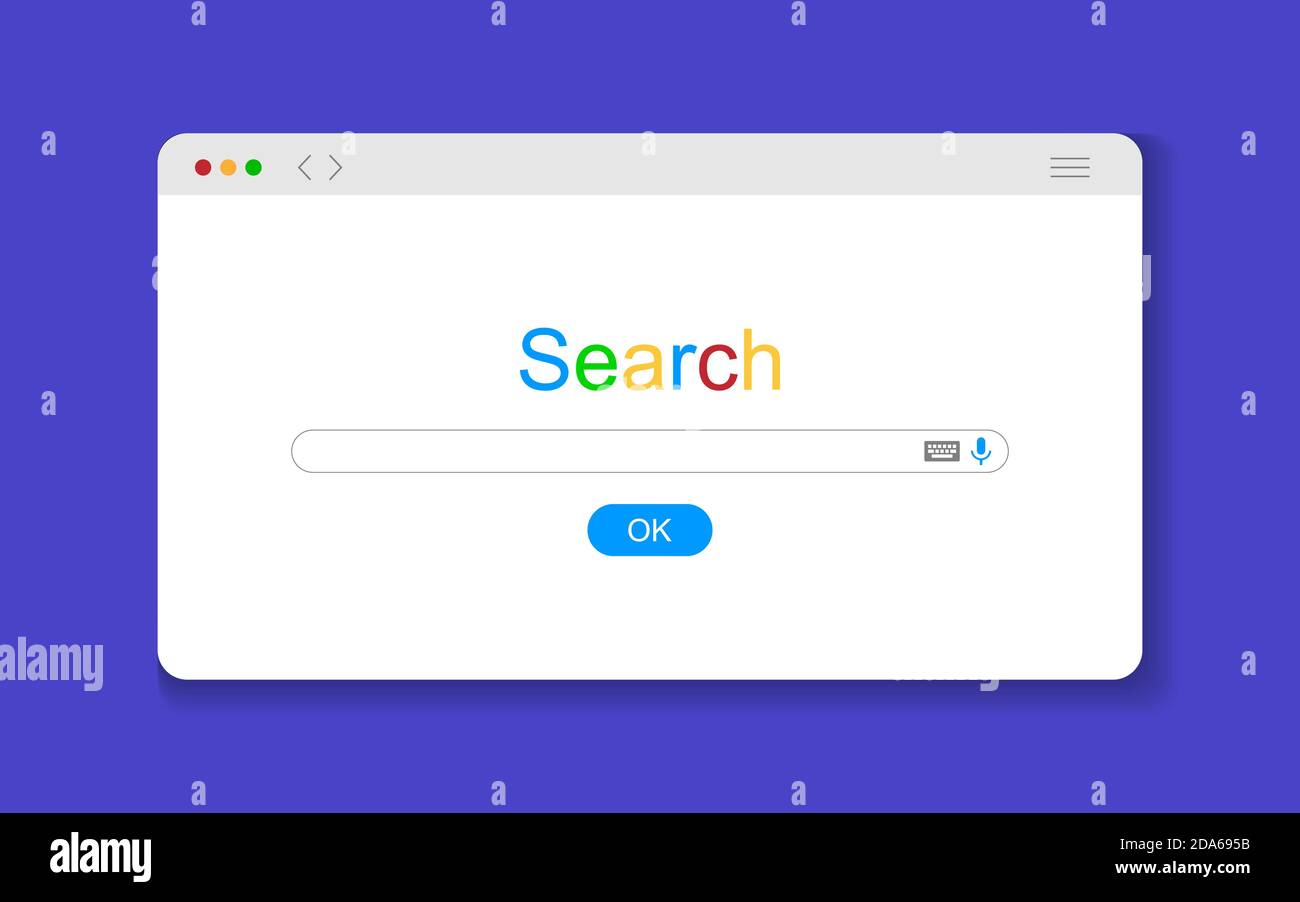 Desktop search Stock Vector Images Alamy