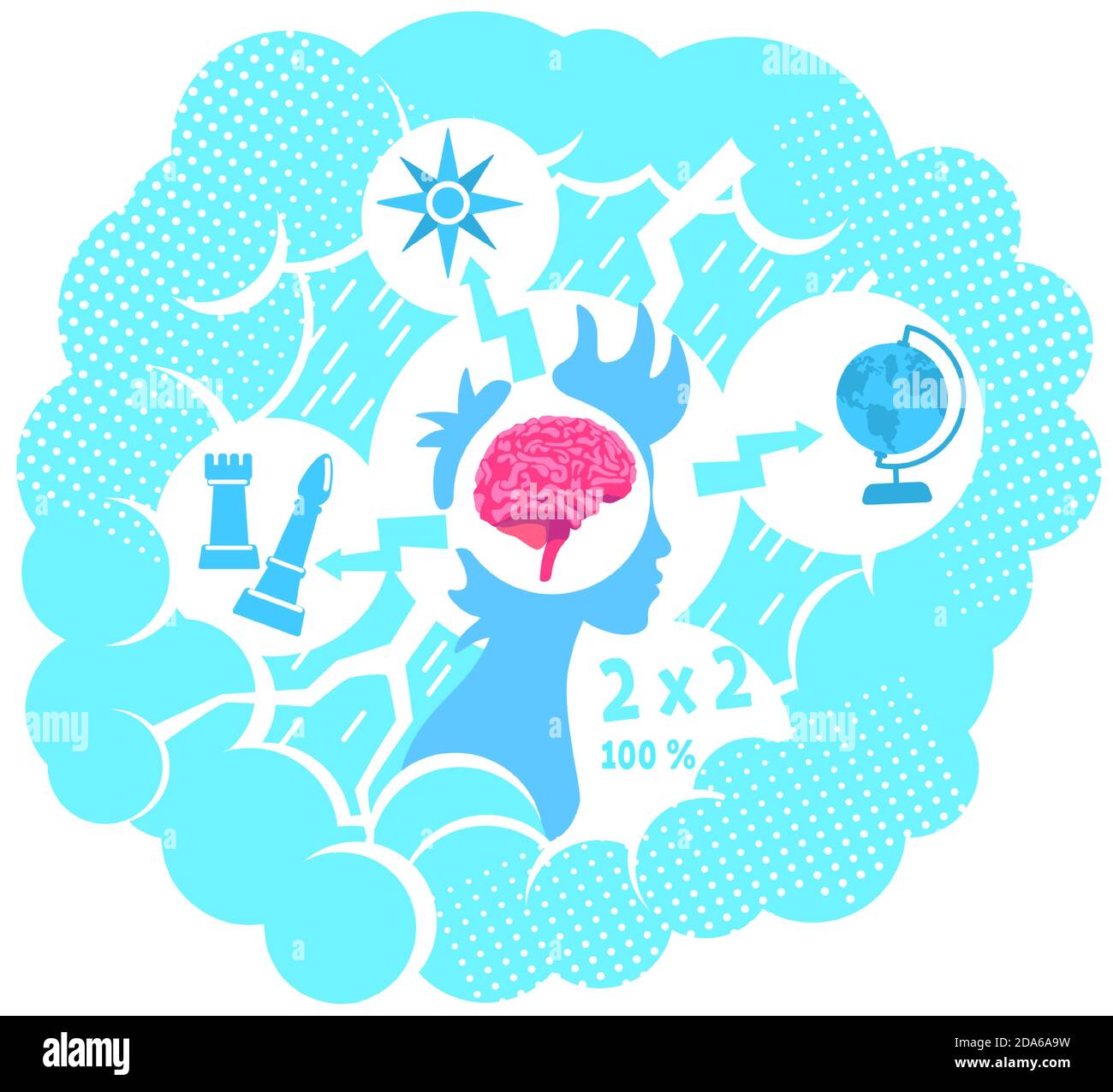 Tough choices flat concept vector illustration Stock Vector