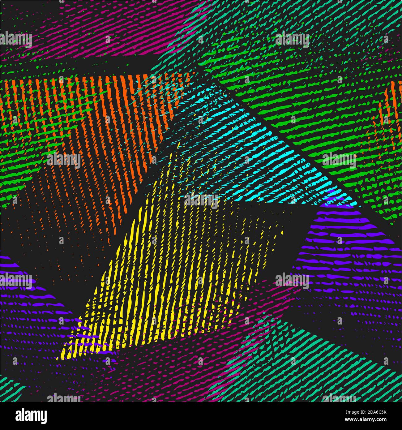Abstract seamless chaotic pattern with urban geometric elements. Grunge ...