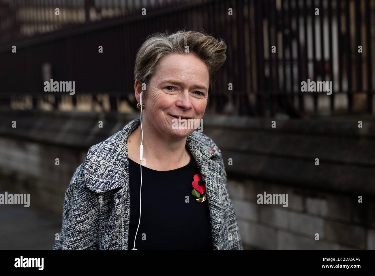 Baroness Dido Harding, Executive Chair of NHS Test and Trace, in Westminster, London, on her way to give evidence before the House of Commons Health and Social Care Committee and Science and Technology Committee. Stock Photo