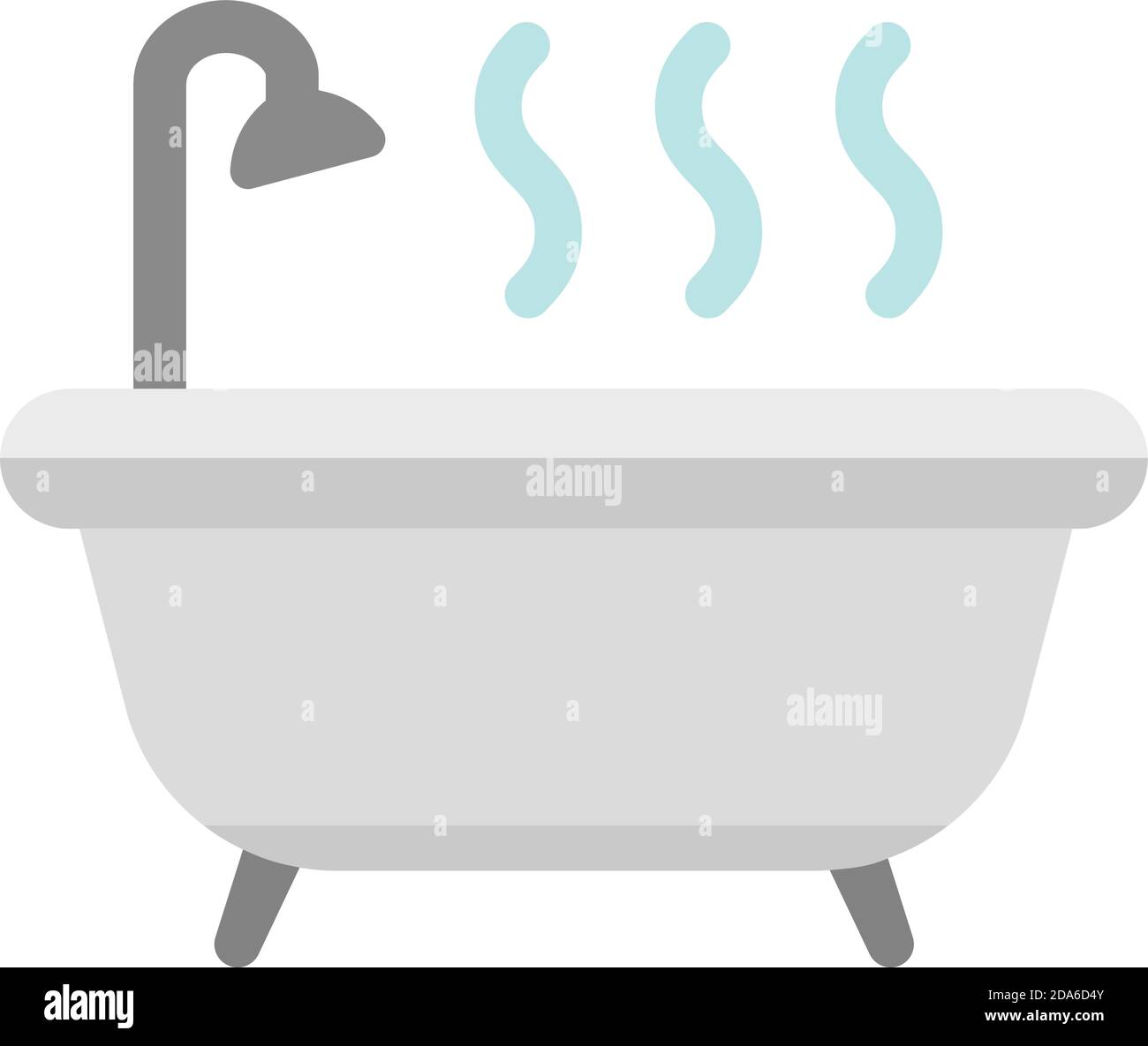 bathroom, bathtub / Home appliance , furniture vector icon illustration ...