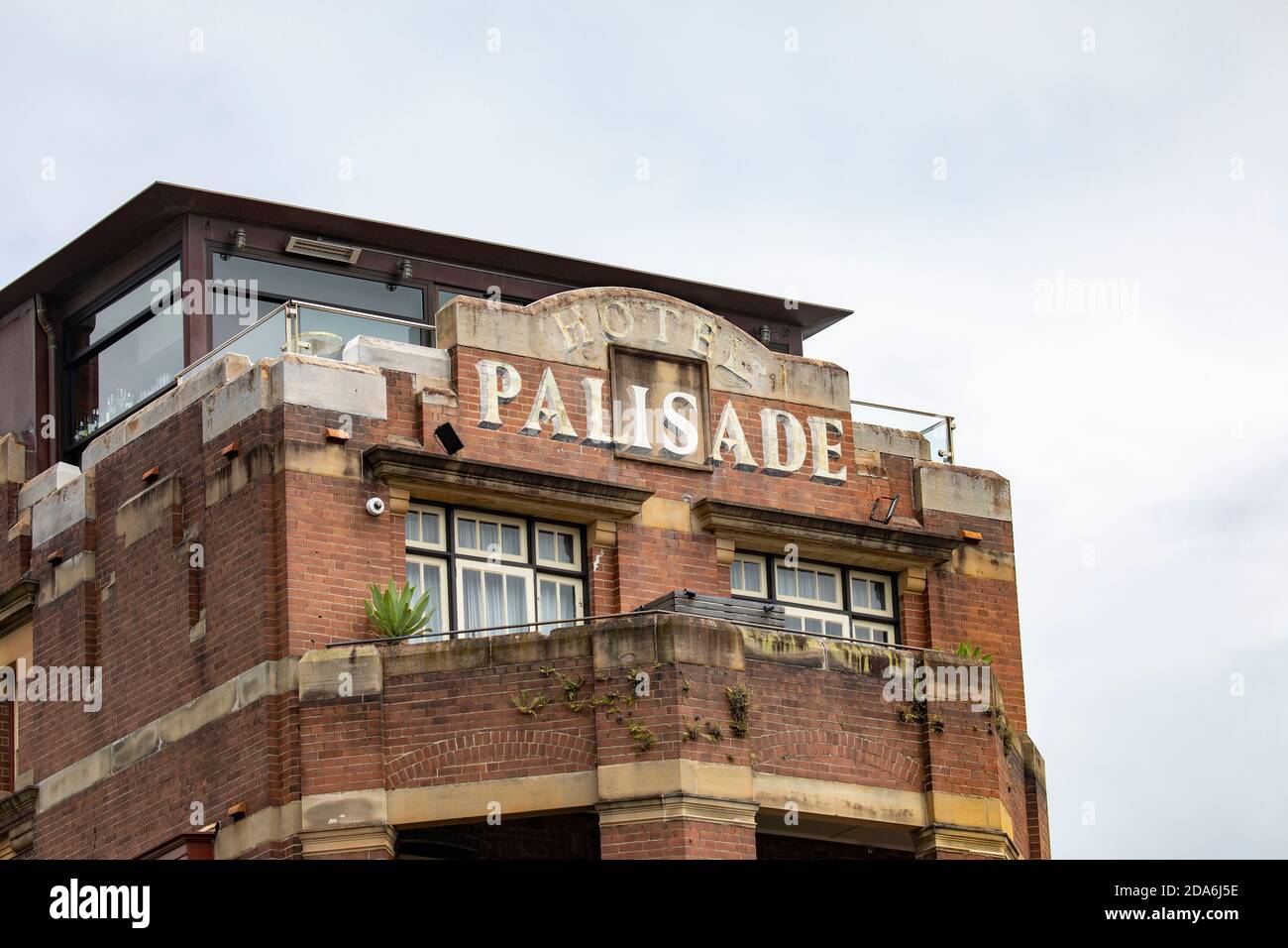 Sydney, historic pub the Palisade Hotel at Millers Point in Sydney,Australia Stock Photo