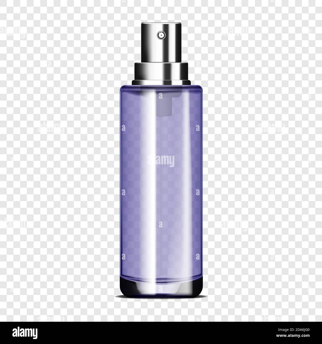 Download Clear Glass Spray Bottle On Transparent Background Vector Mockup Cosmetic Product Packaging Template For Design Stock Vector Image Art Alamy